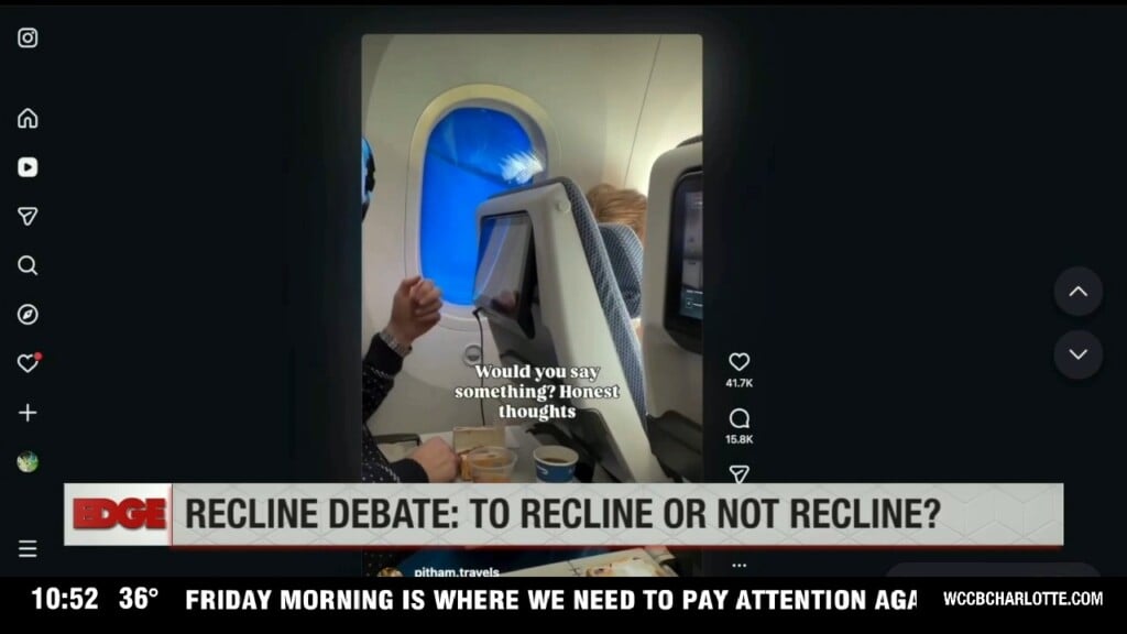 Airplane Etiquette: To Recline Or Not To Recline?