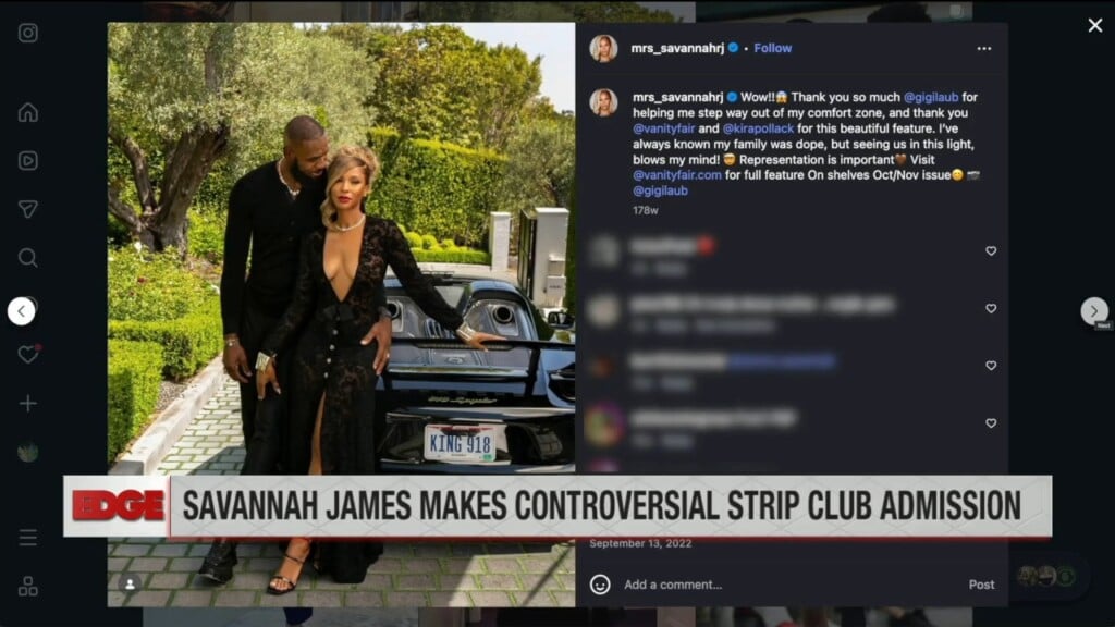 Savannah James Dishes On A Sexy Pastime