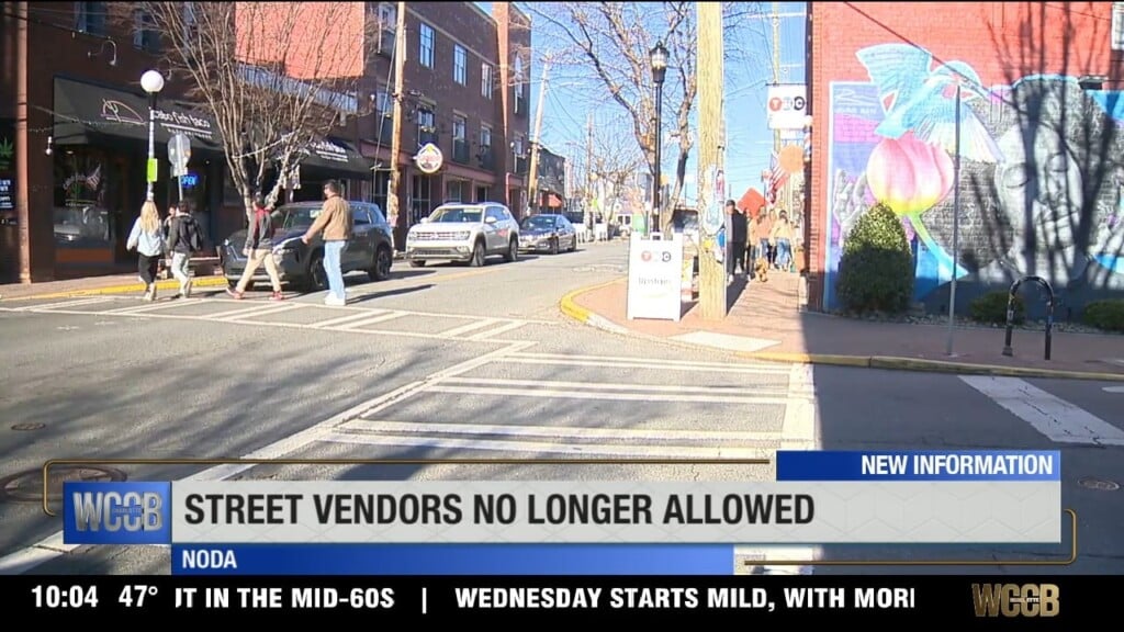 Street Vendors No Longer Allowed