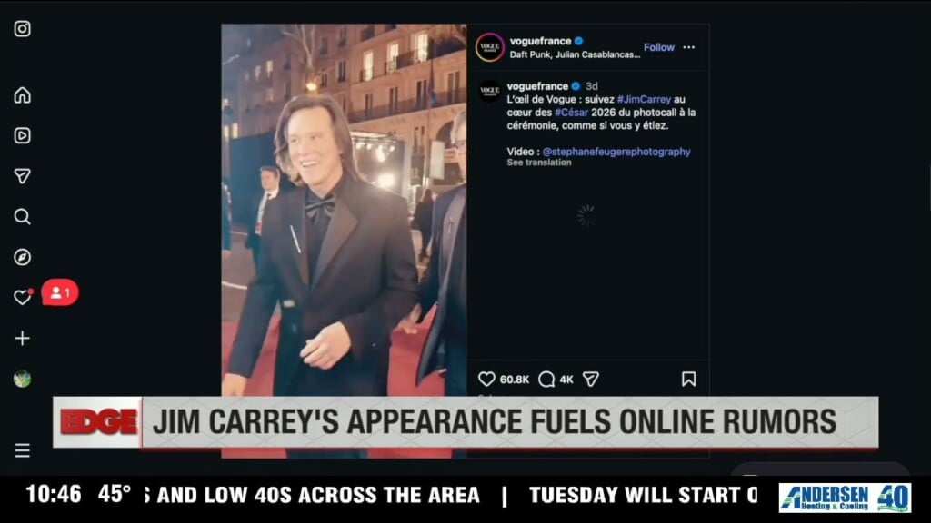 Jim Carrey Receives Award In France