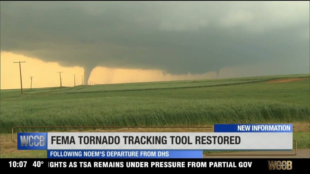 Fema Tornado Tracking Tool Restored