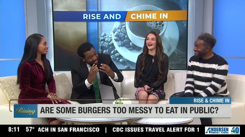Rise & Chime In: Do You Like To Eat Messy Burgers?