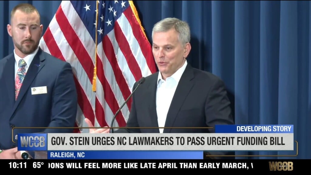 Nc Gov Urges Lawmakers To Pass Urgent Spending Bill