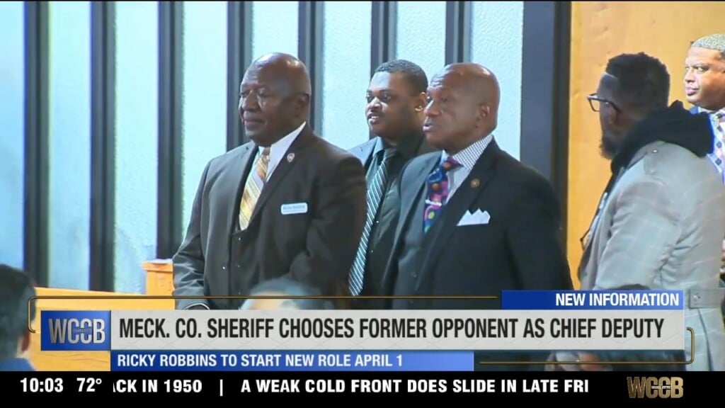 Meck Co Sheriff Chooses Primary Opponent As New Chief Deputy