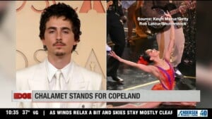 Timothee Chalamet Gives Misty Copeland Standing Ovation