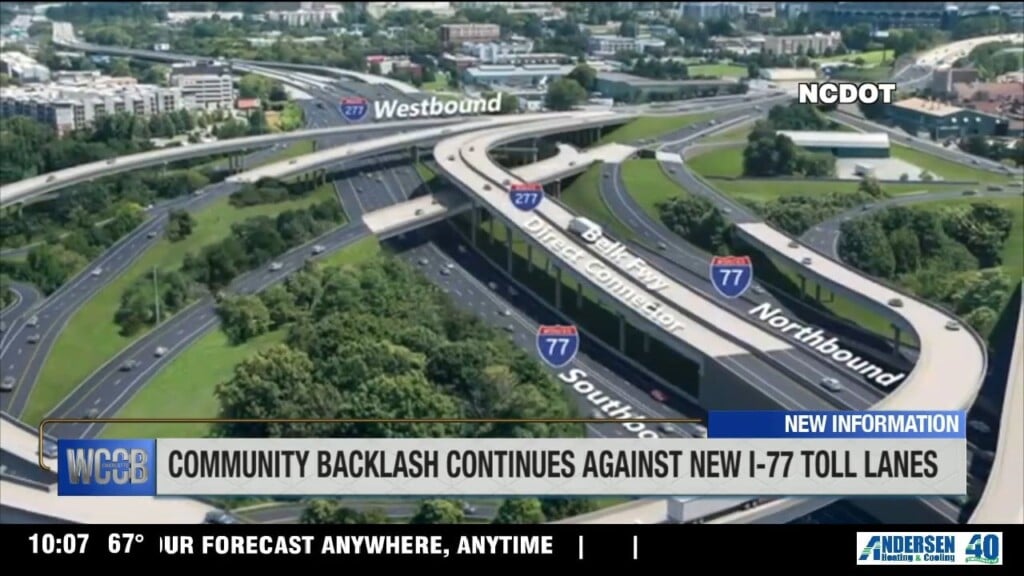 Community Backlash Continues Against New I 77 Toll Lanes
