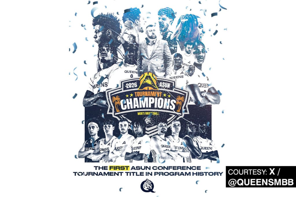 Queens Mens Basketball Asun Tournement Champions Feature Image 1080x720