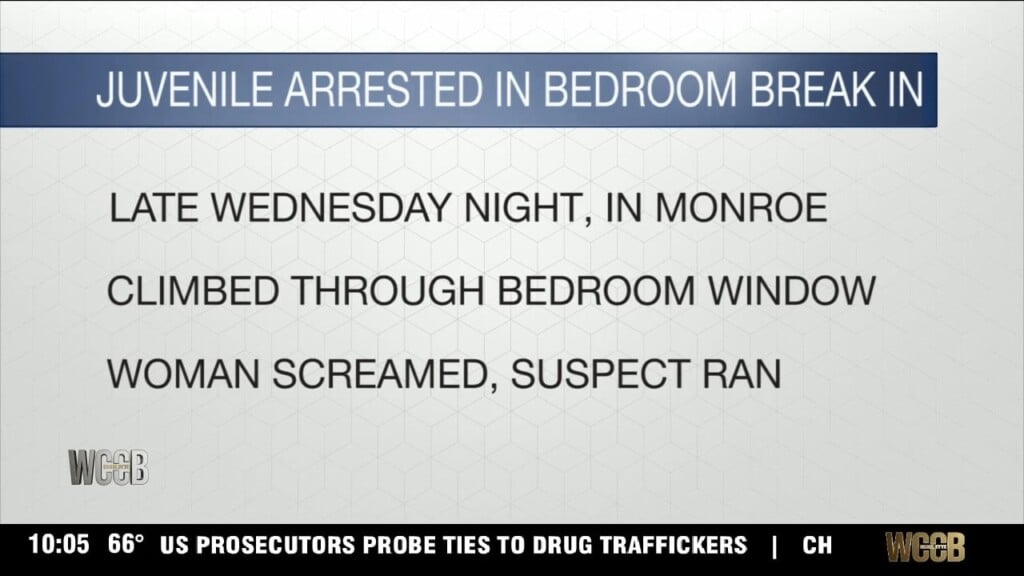 Juvenile Arrested In Bedroom Break In