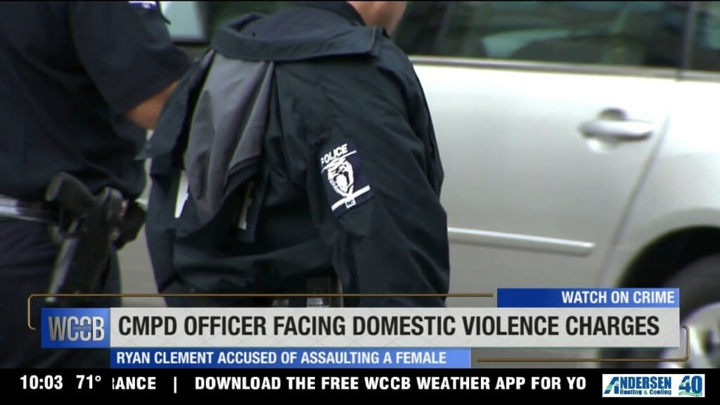 Cmpd Officer Arrested On Dv Charge