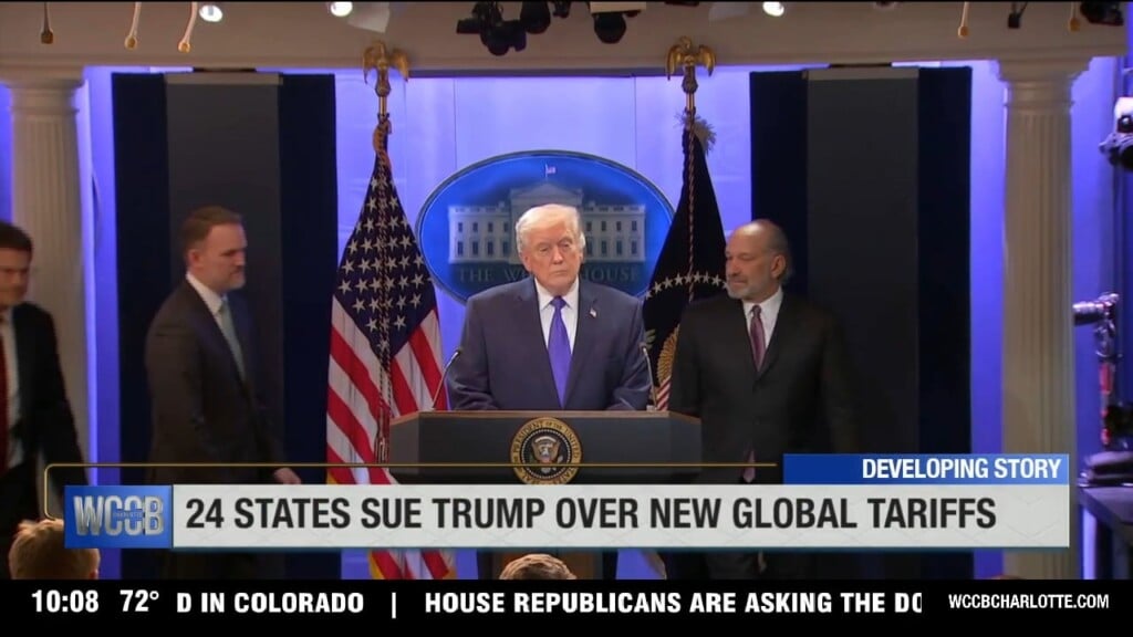 24 States Sue Trump Over New Global Tariffs
