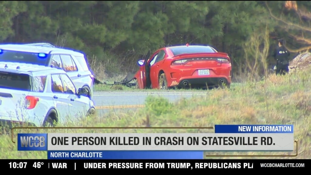 One Person Killed In Crash