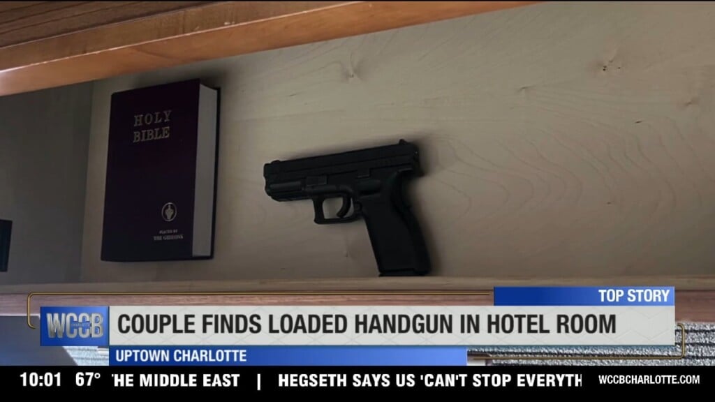 Couple Finds Loaded Handgun Inside An Uptown Charlotte Hotel Room