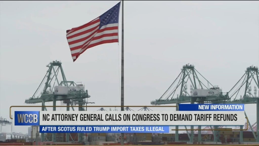 Nc Ag Calls On Congress To Demand Tariff Refunds