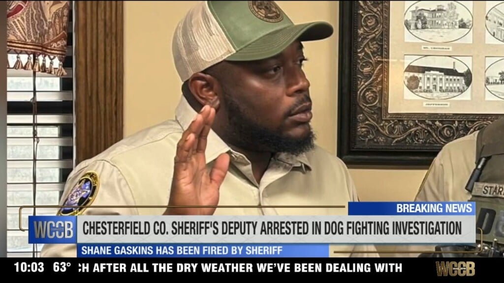 Chesterfield Co. Sheriff's Deputy Arrested