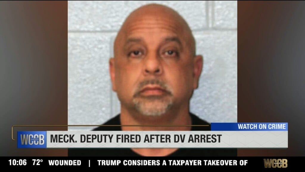 Meck Co Sheriff's Deputy Fired After Dv Arrest