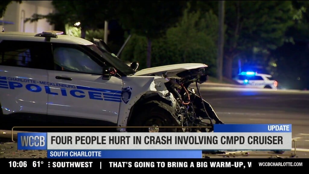 4 People Hurt In Crash Involving Cmpd Cruiser