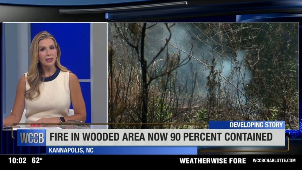 Fire In Wooded Area Now 90 Percent Contained