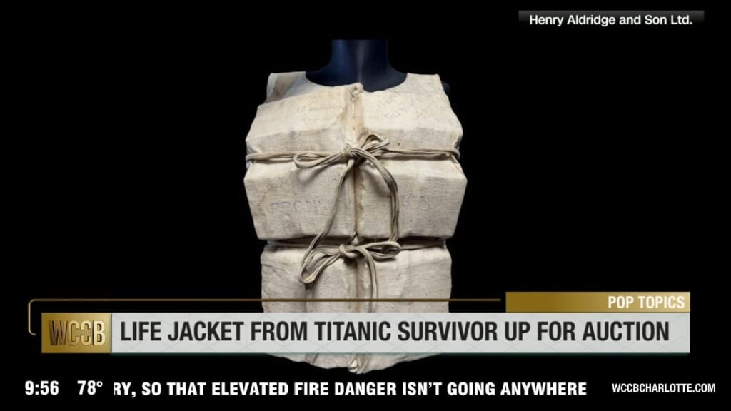 Life Jacket From Titanic Survivor Up For Auction