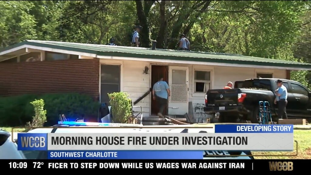 Morning House Fire In Charlotte