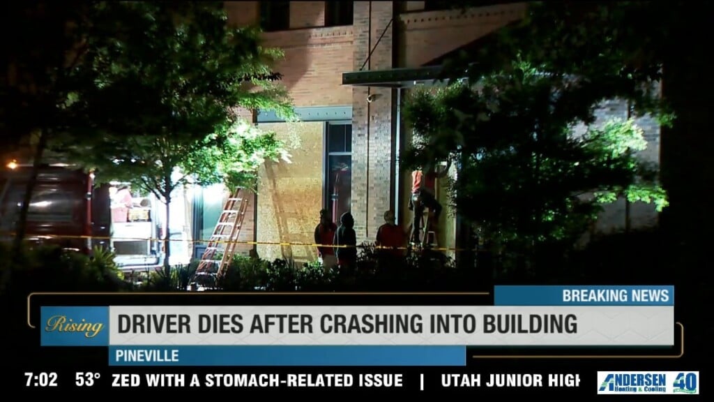 Driver Dies After Crashing Into Building