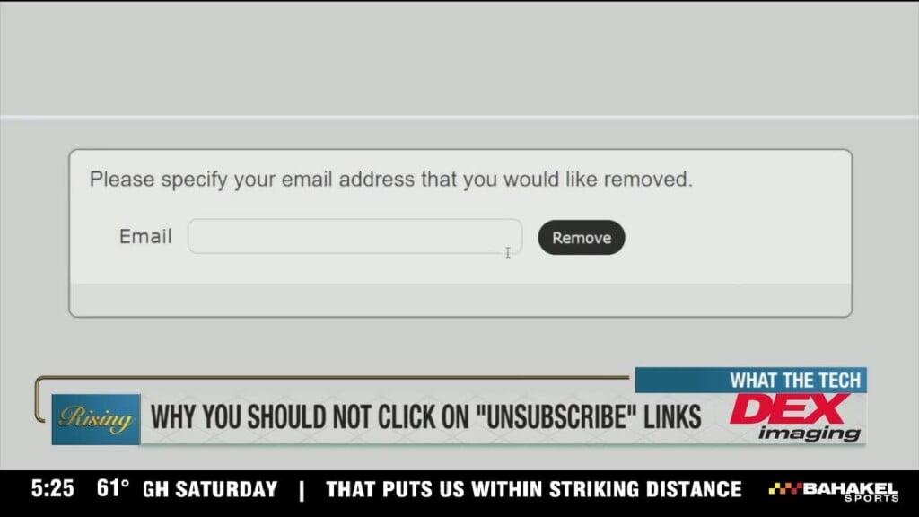 What The Tech: "unsubscribe" Email Link Scams