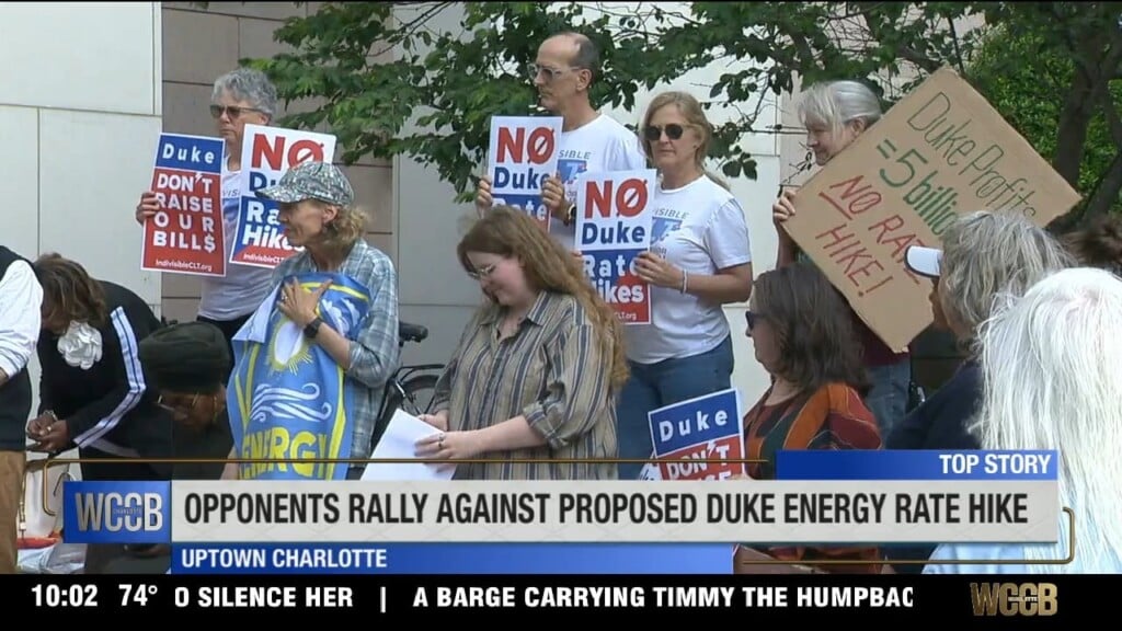 Opponents Rally Against Proposed Duke Energy Rate Hike