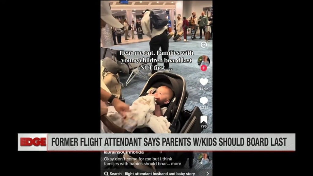 Former Flight Attendant Says Parents With Kids Should Board Last