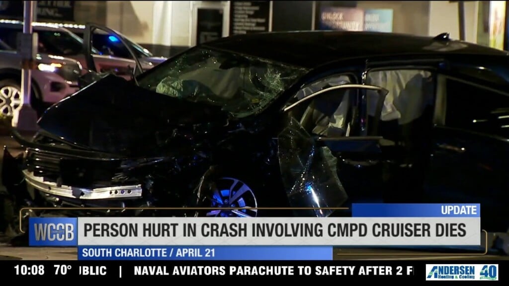 Person Dies After Being Hit In Wreck Involving Cmpd Cruiser
