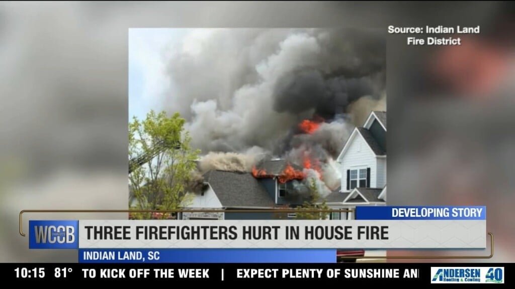 Three Firefighters Hurt In House Fire