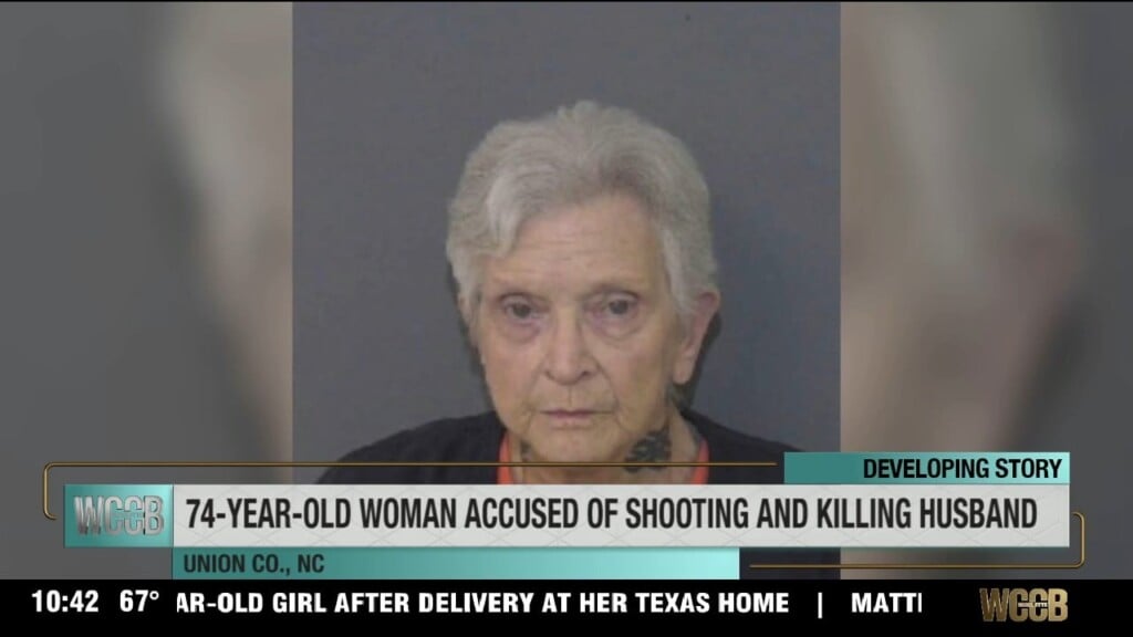 74 Year Old Woman Accused Of Shooting And Killing Husband In Union County
