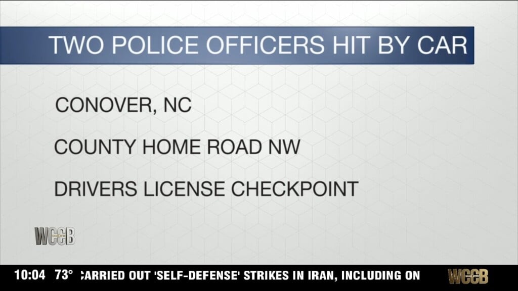 2 Police Officers Hit By Car