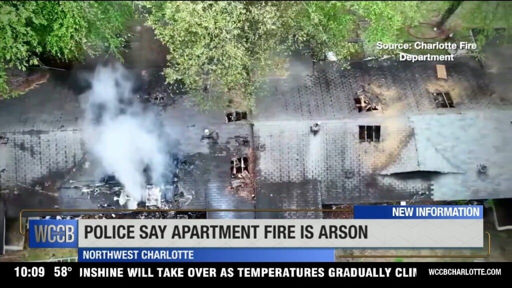 Police Say An Apartment Fire Is Arson
