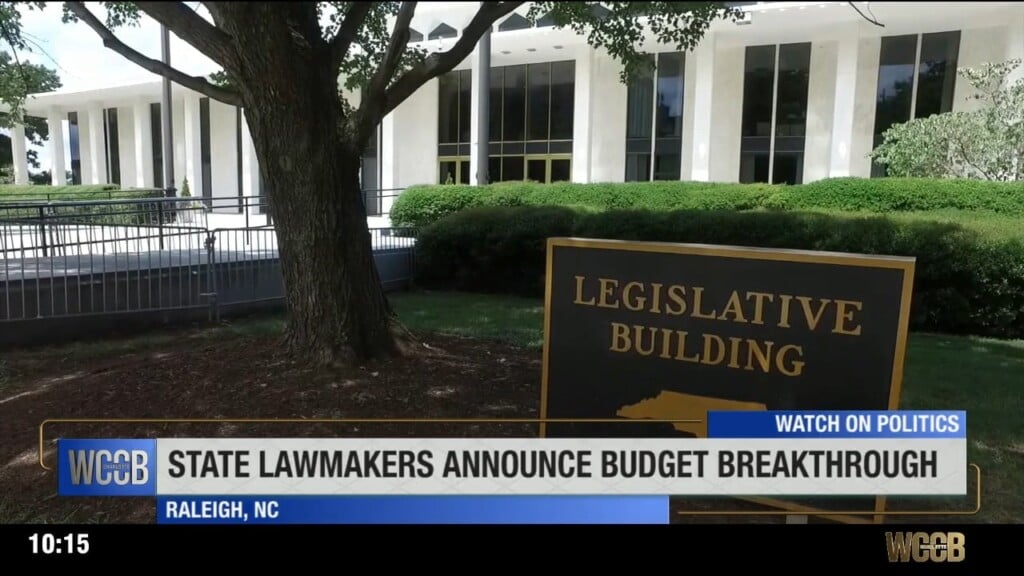 Nc Lawmakers Announce Budget Breakthrough
