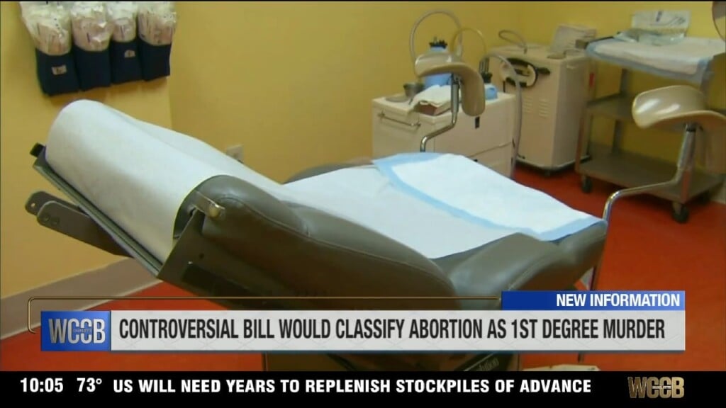 Controversial Bill Would Classify Abortion As 1st Degree Murder