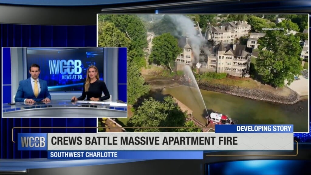 Crews Battle Massive Apartment Fire