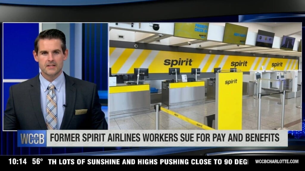 Former Spirit Airlines Workers Sue For Pay And Benefits