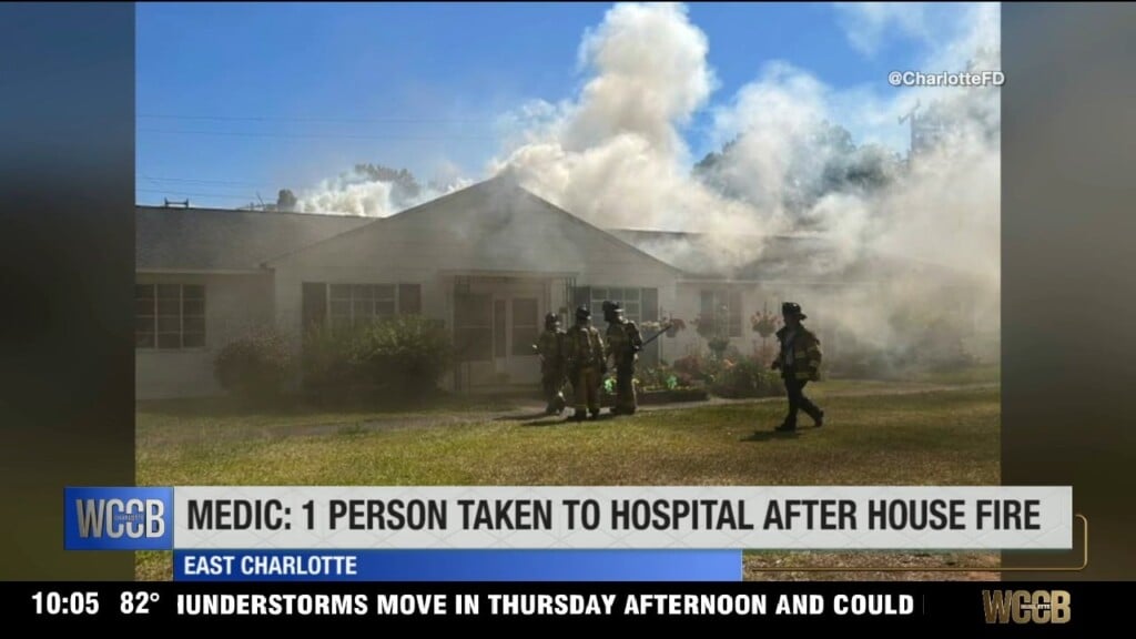1 Person Taken To Hospital After House Fire