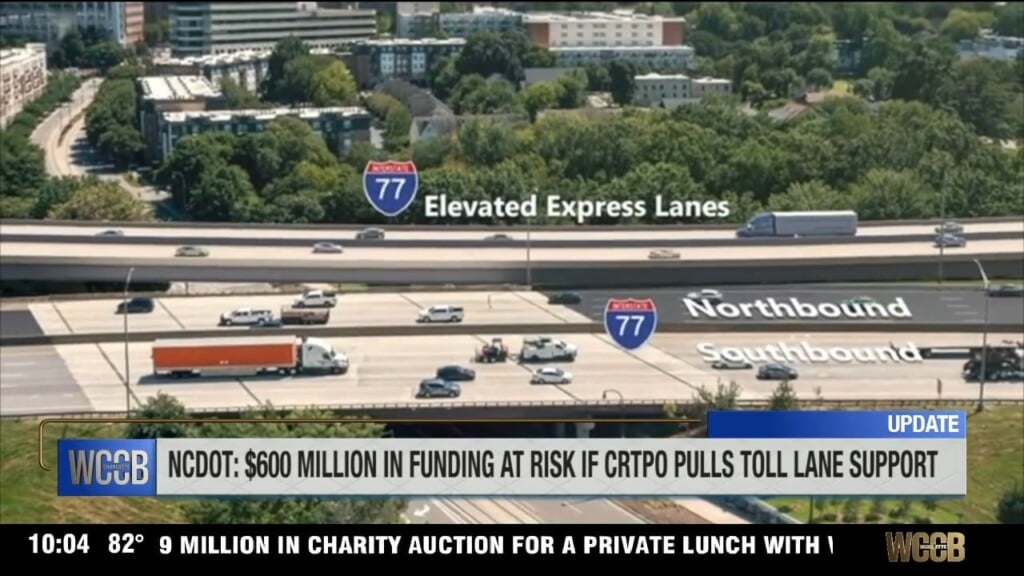 Ncdot Warns Clt Mayor About Toll Lanes Project