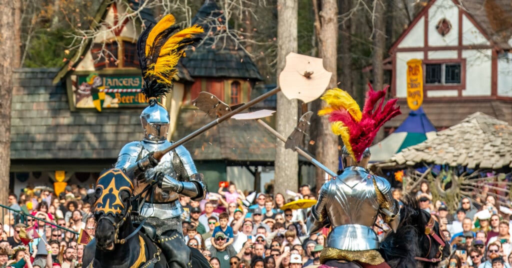 Carolina Renaissance Festival Knights Horses Joust Dsc3150 Topaz