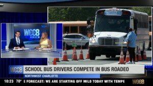 School Bus Drivers Compete In "bus Roadeo"