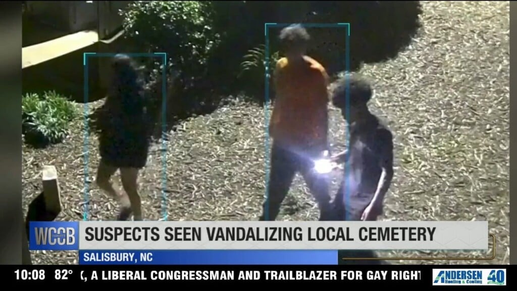 Suspects Seen Vandalizing Local Cemetery