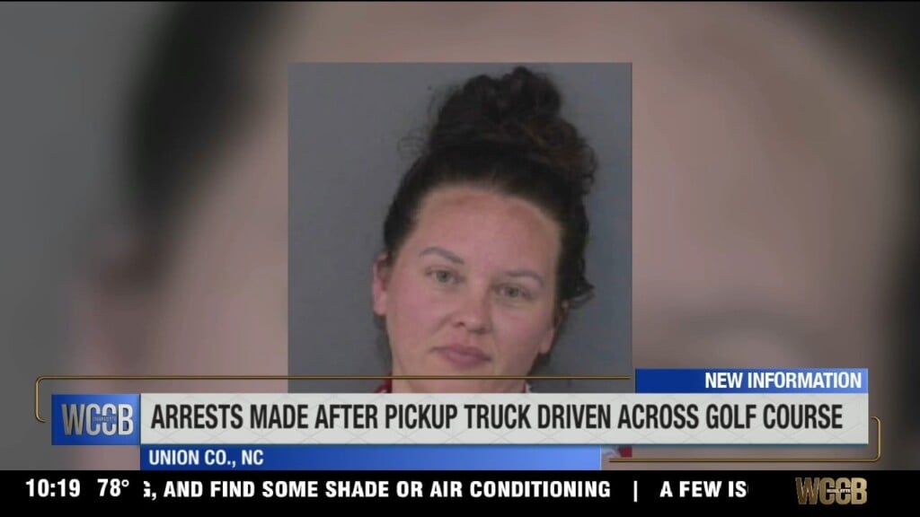 Couple Arrested After Driving Truck Across Golf Course