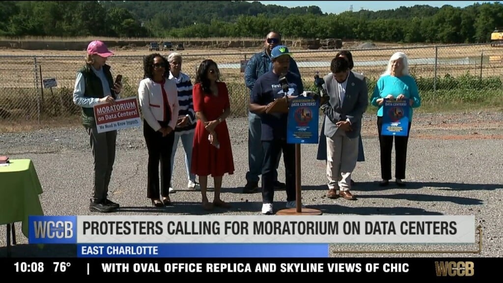Protesters Continue Pushing For Moratorium On Data Centers