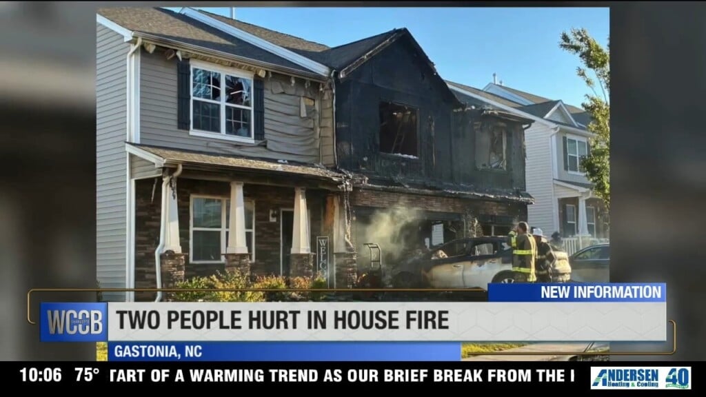 Two People Hurt In House Fire