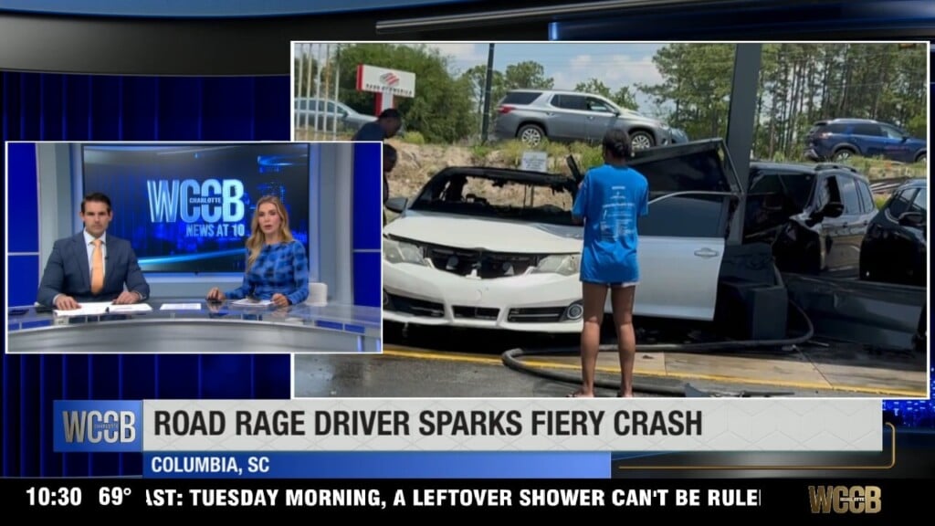 Alleged Road Rage Driver Sparks Fiery Crash