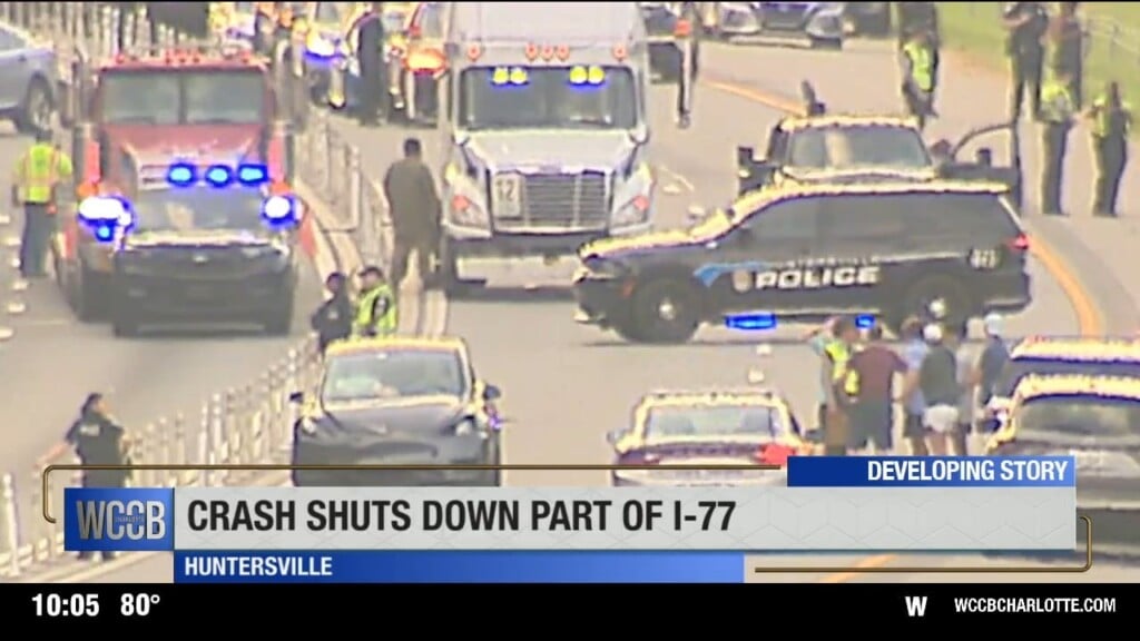 Crash Shuts Down Part Of I 77