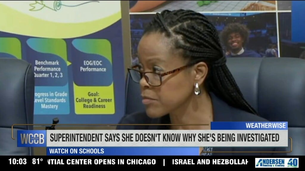 Cms Supt Says She Doesn't Know Why She's Being Investigated