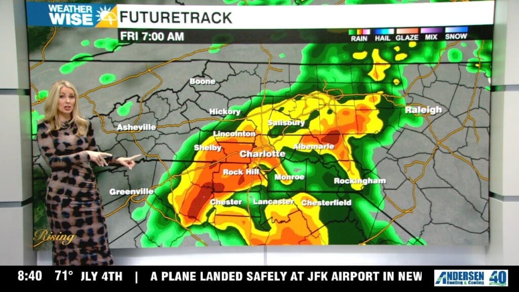 Tropical Moisture Moves Into The Carolinas Late Thursday Into Friday
