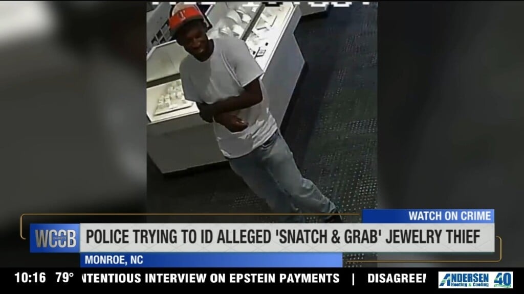 Police Searching For Accused Jewelry Thief