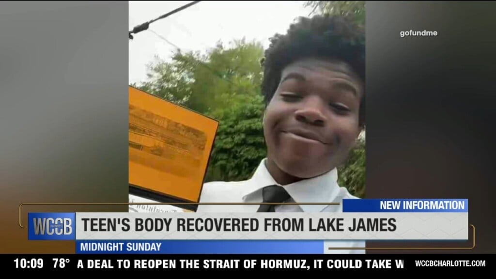 Teen's Body Recovered From Lake James